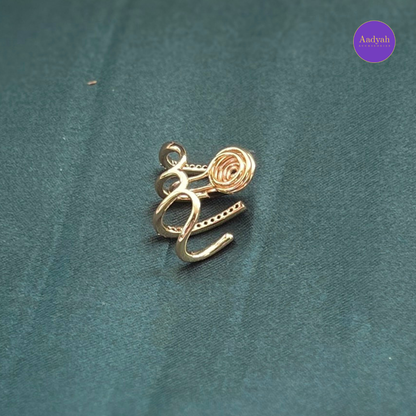 Designer Ear Cuff - Rose Gold - Single