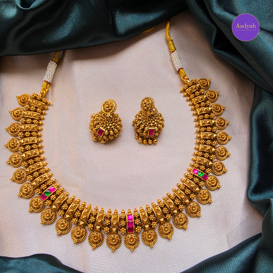 Designer Necklace Set - Antique