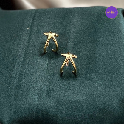 Designer Star Ear Cuff - Pressing - Pair