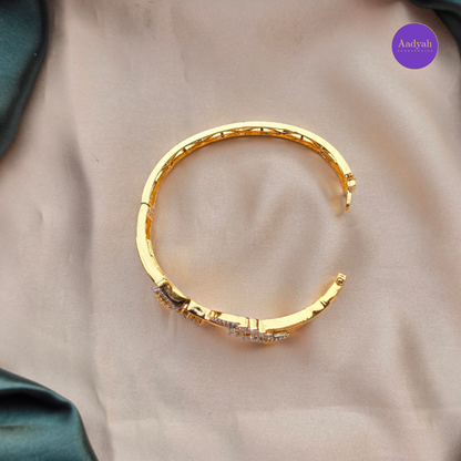 Designer White Stone - Open Type Bangle