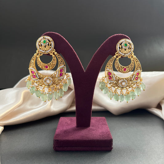 A timeless pair of jhumkis blending style and tradition, perfect for elevating any festive or everyday look