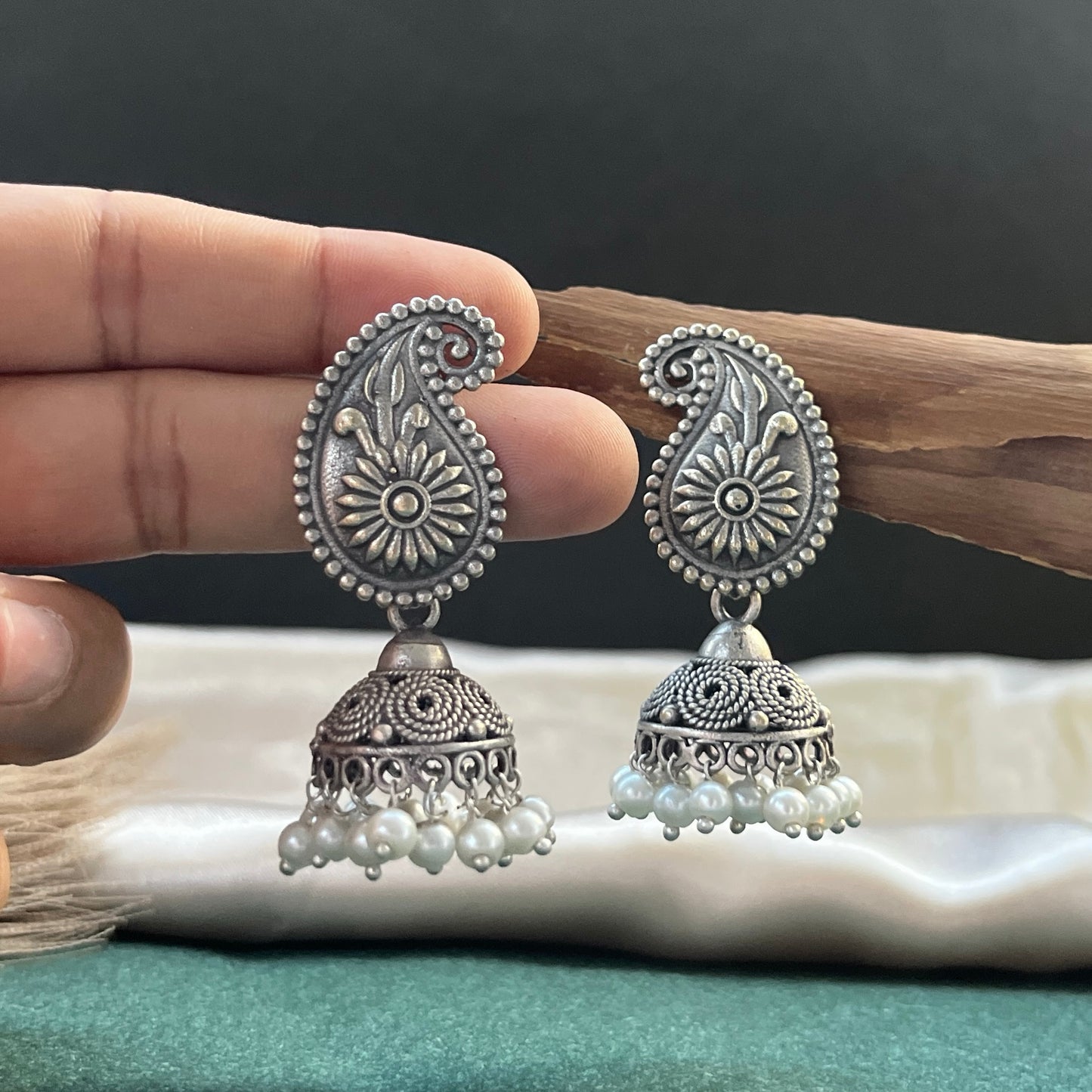 Paisley Jhumkas