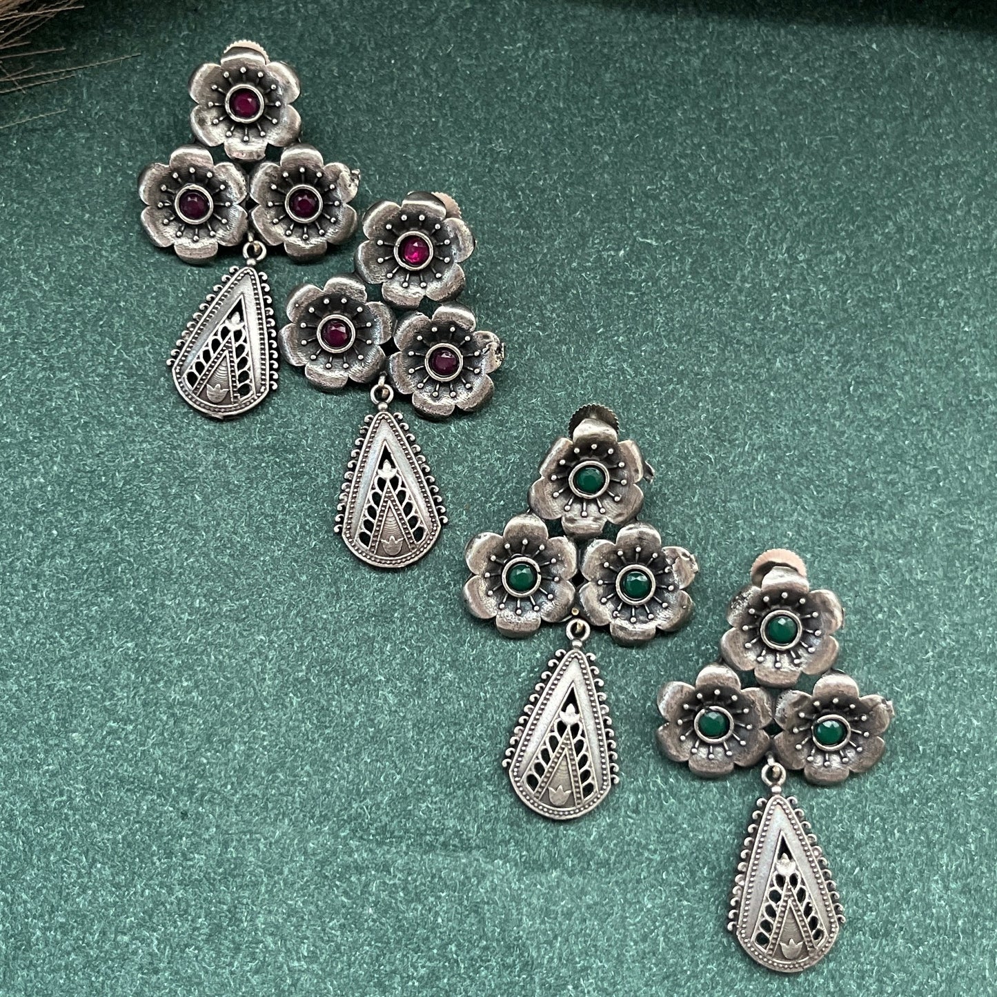 "german silver necklace oxidised necklace boho necklace silver look alike jewelry ethnic jewelry statement necklace
handcrafted necklace traditional indian necklace silver tone jewelry festival jewelry fusion fashion
jewelry for saree oxidised choker bohemian jewelry desi accessories"