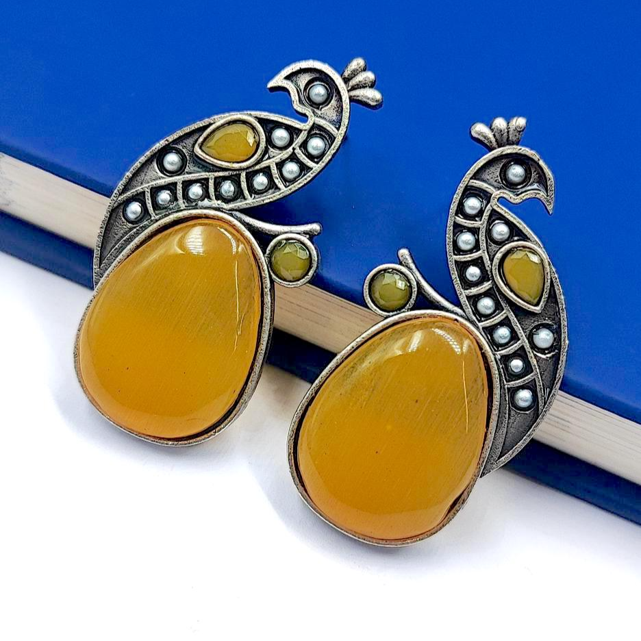 Mor( Peacock) Colour Pop Earrings