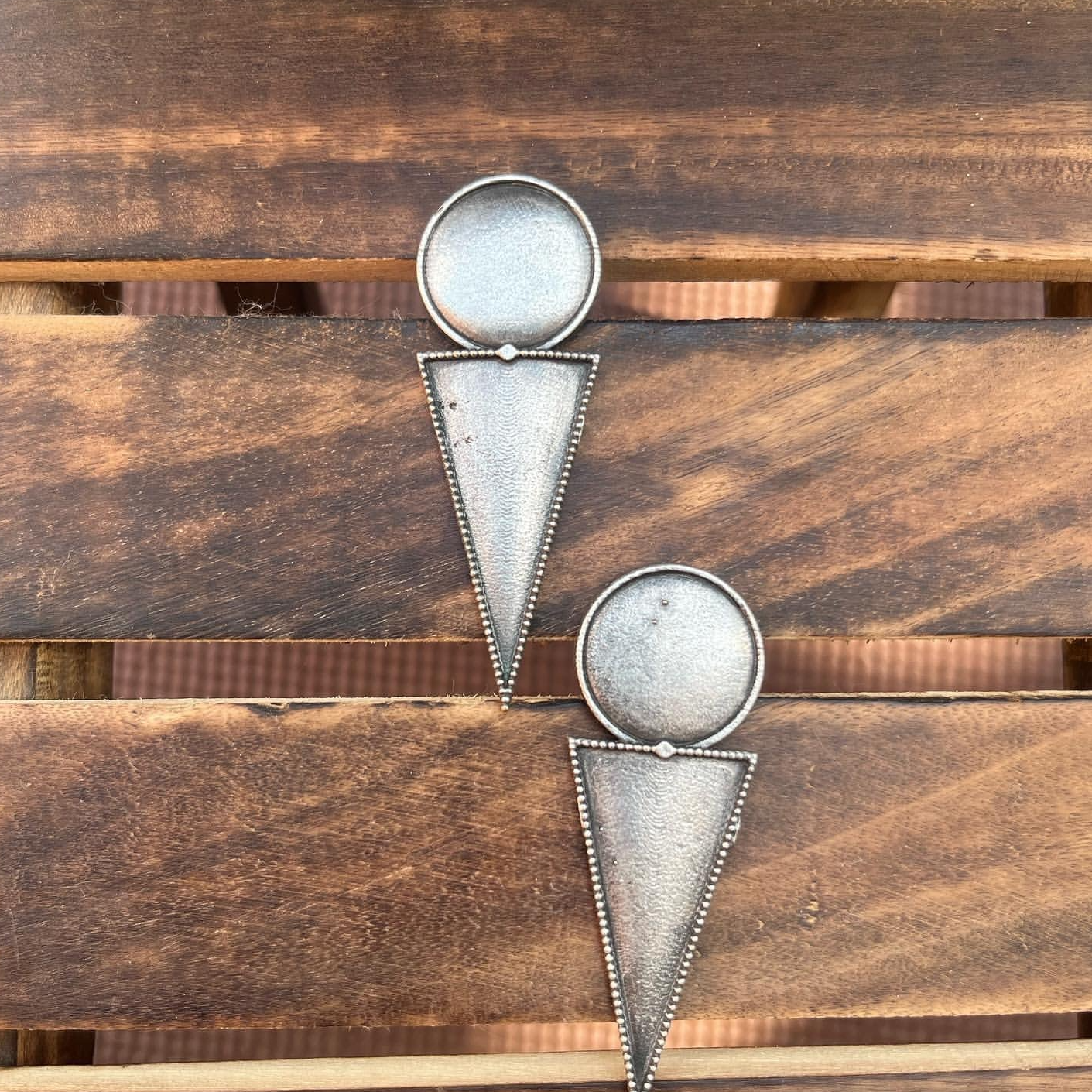 Triangular Solid Earrings