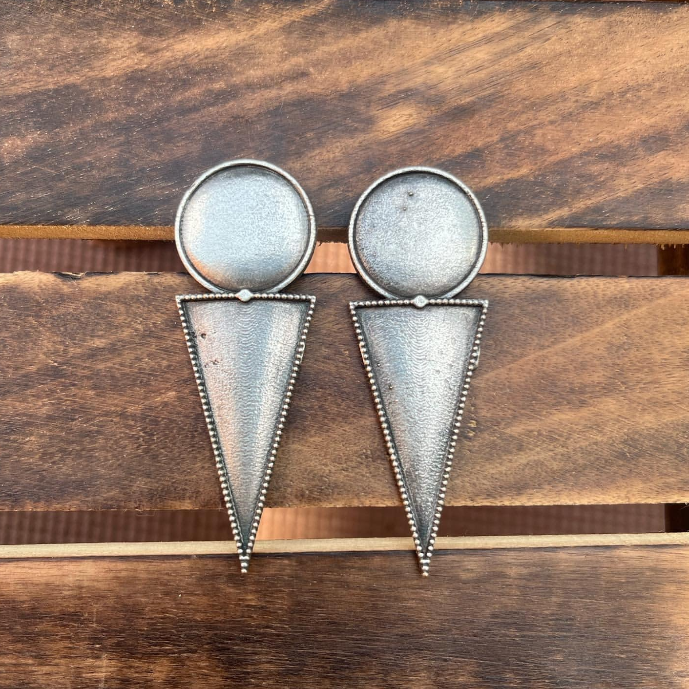 Triangular Solid Earrings