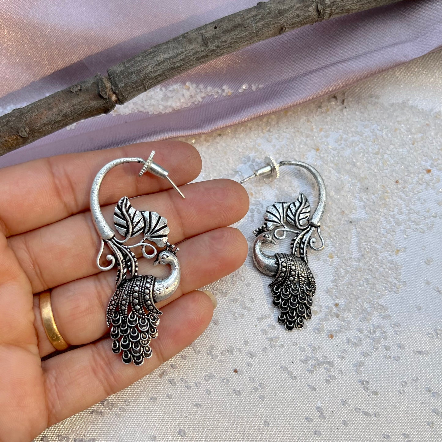 Peacock Earrings