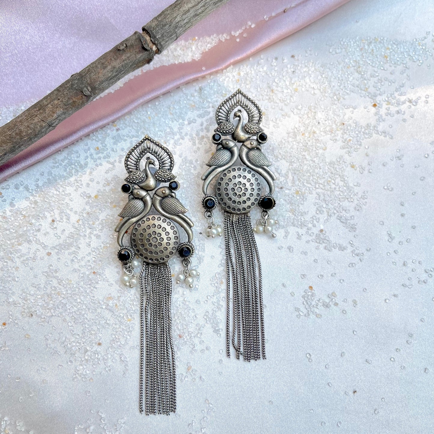 Aadyah Peacock  Earrings