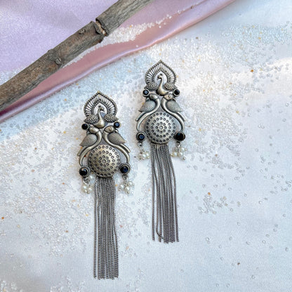 Aadyah Peacock  Earrings
