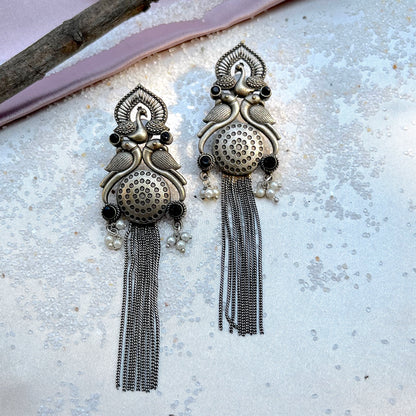 Aadyah Peacock  Earrings