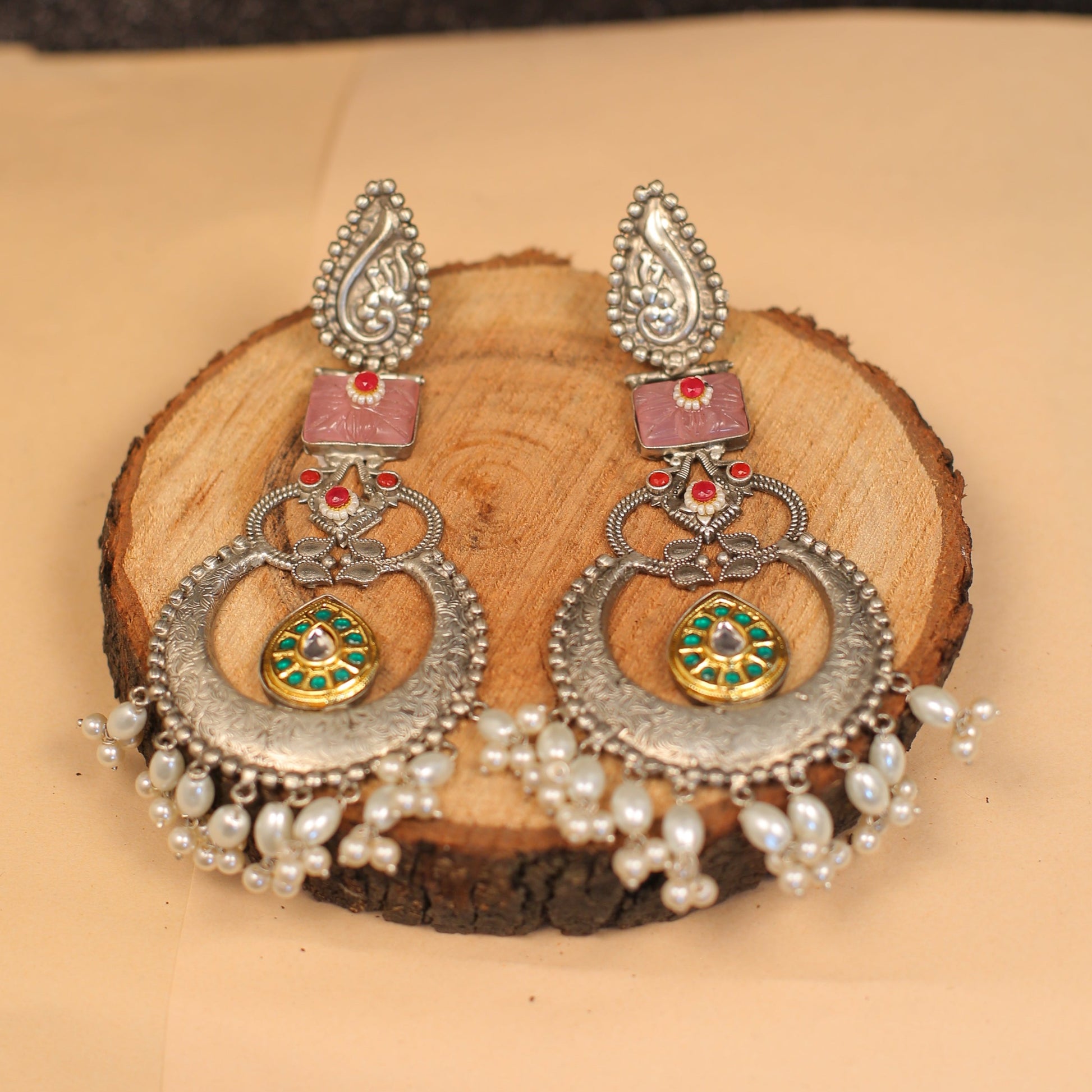 Pachi Kundan, Kundan Stud,Kundan Earring, Kundan Stud