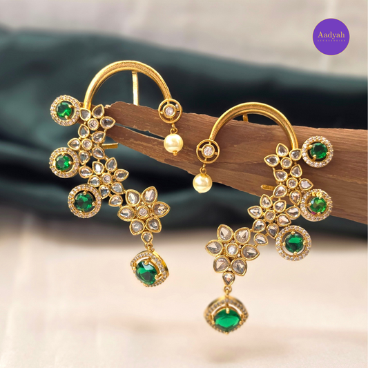 Ear Cuff - Emerald