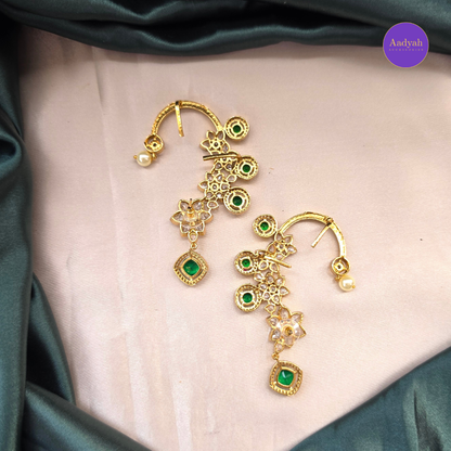 Ear Cuff - Emerald