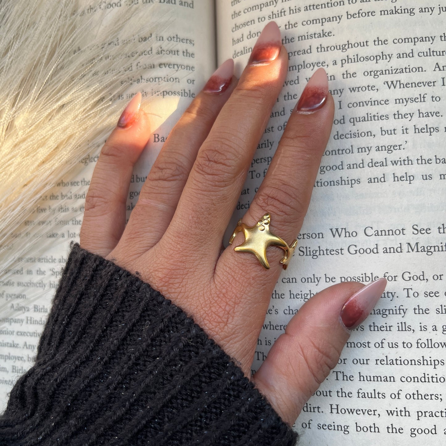 Sleek 18K gold plated ring minimalist design for modern, elegant fashion,Dainty 18K gold plated adjustable ring simple, refined design ideal for casual and formal wear