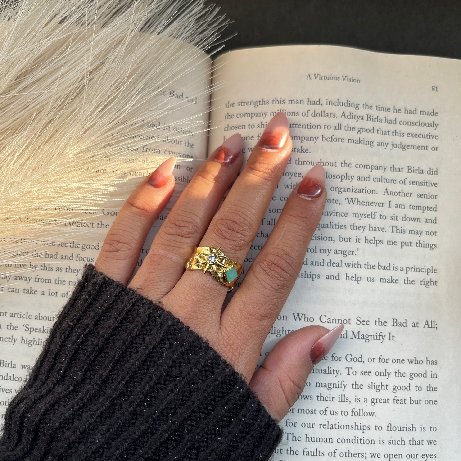 Sleek 18K gold plated ring minimalist design for modern, elegant fashion,Dainty 18K gold plated adjustable ring simple, refined design ideal for casual and formal wear