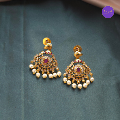 Floral Hasli Necklace Set - Multi