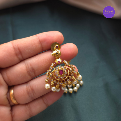 Floral Hasli Necklace Set - Multi