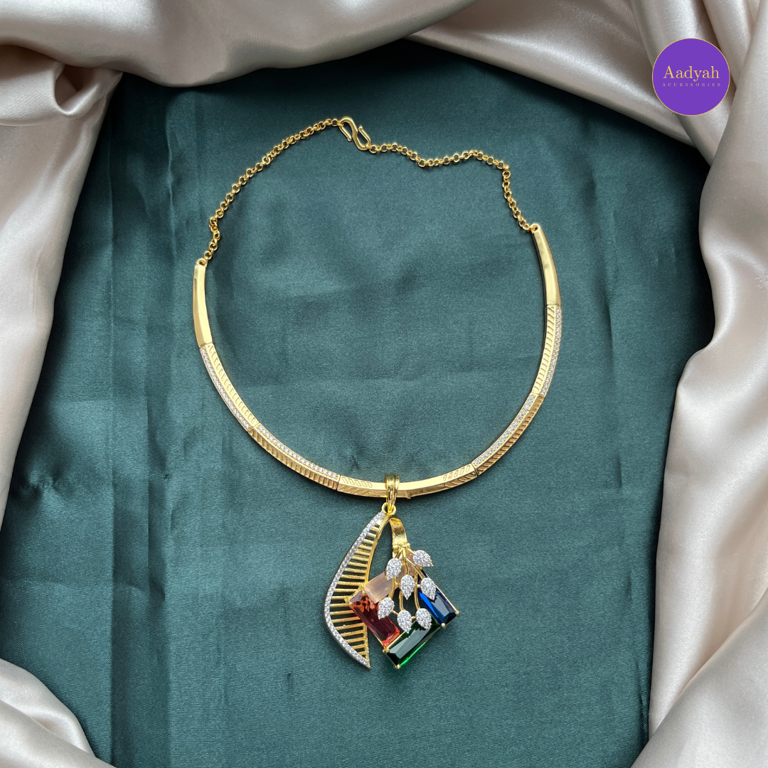 Floral Kante/ Hasli 2-1 Necklace Set
