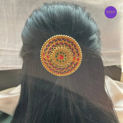 Floral Matha Patti - Multi Stone