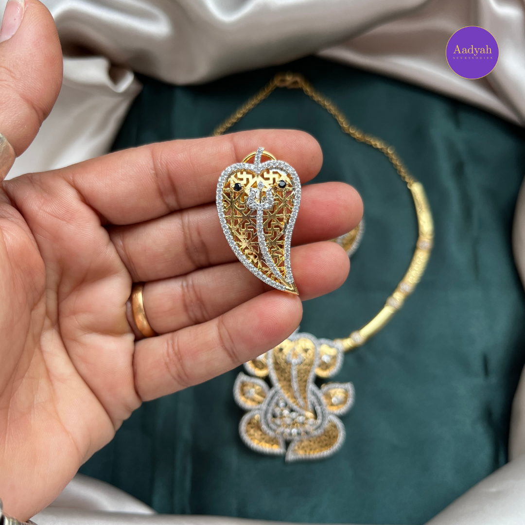 Ganesha Kante/ Hasli 2-1 Necklace Set