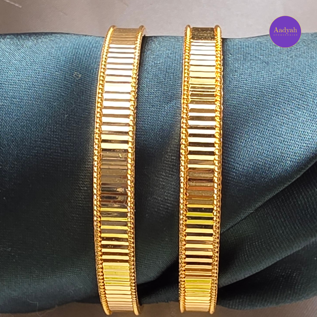 Gold Look Baby Bangles  - Set of 2