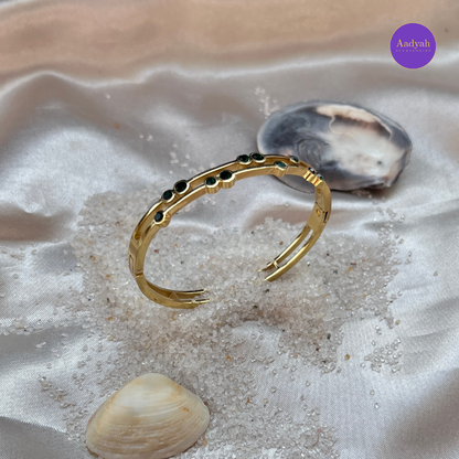 Anti-Tarnish Stone Studded Korean Bangle - Small Size
