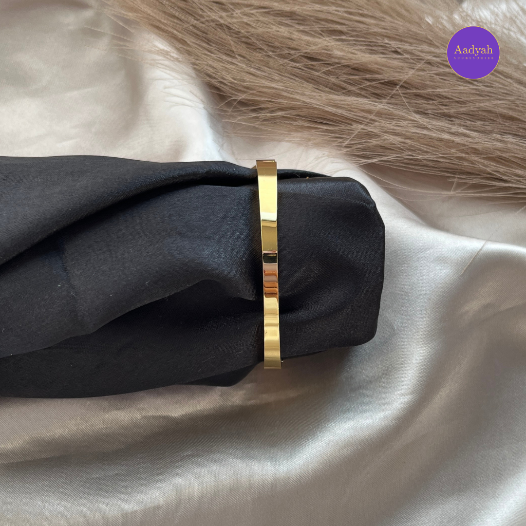 Anti-Tarnish Stone Studded Korean Bangle - Small Size