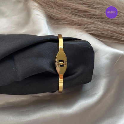 Anti-Tarnish Stone Studded Korean Bangle - Small Size