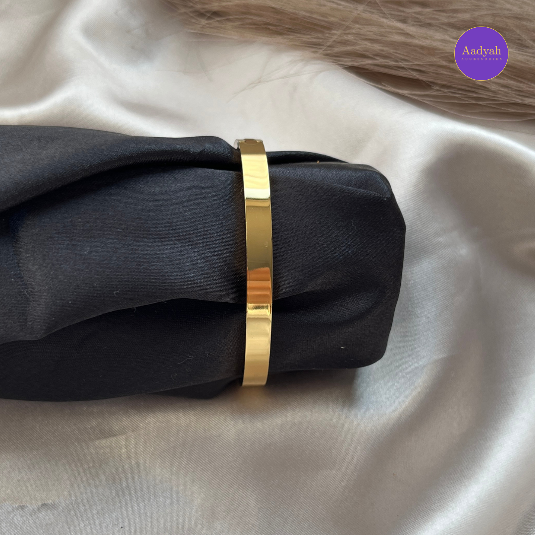 Anti-Tarnish Stone Studded Korean Bangle - Small Size