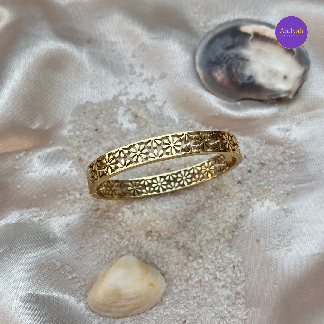Anti-Tarnish Korean Bangle - Small Size