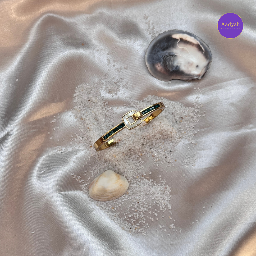 Anti-Tarnish Korean Bangle - Small Size