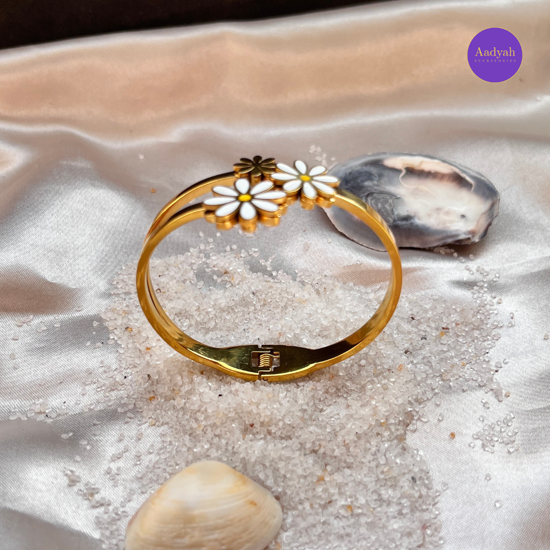 Anti-Tarnish Korean Bangle - Small Size