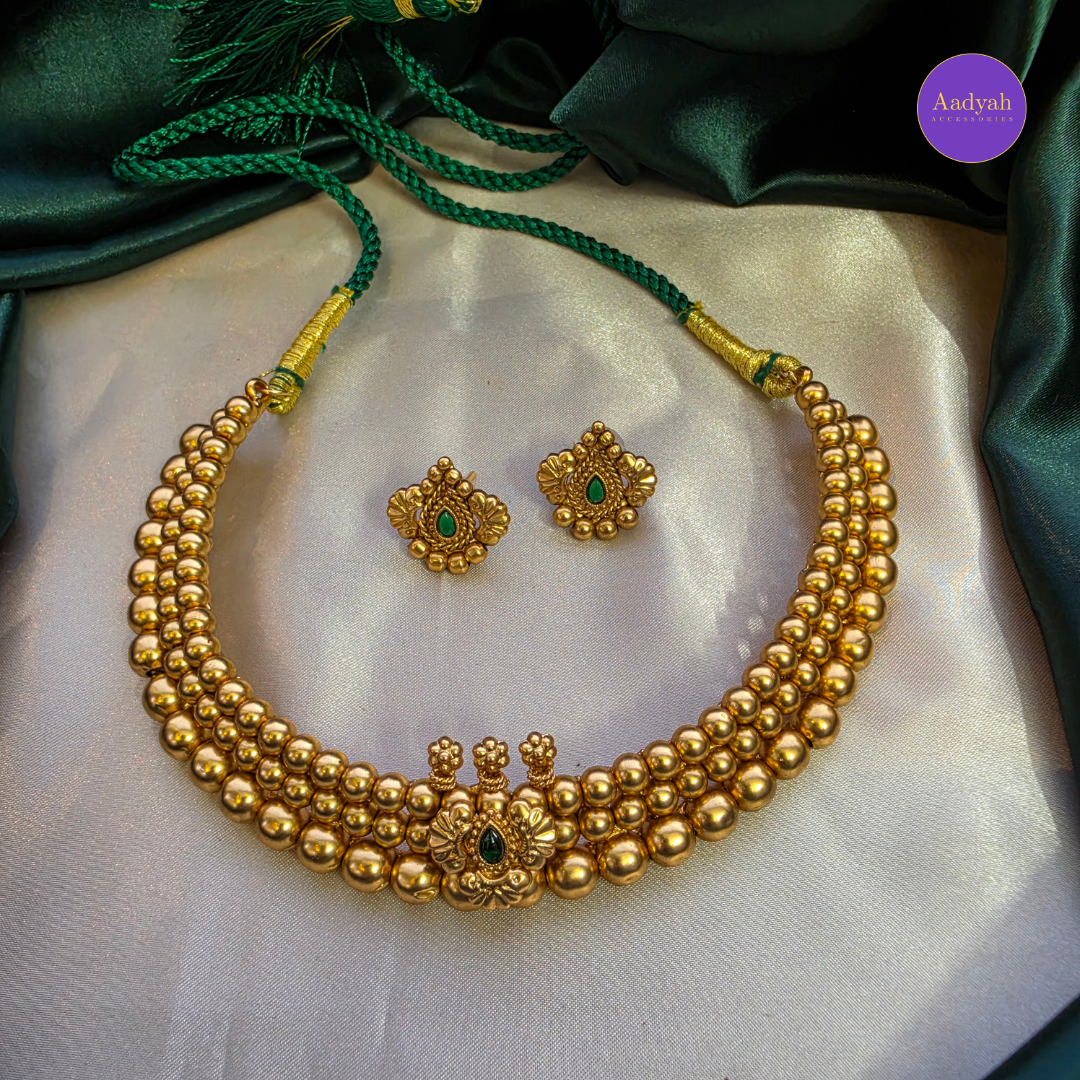 Gundu Traditional Necklace Set