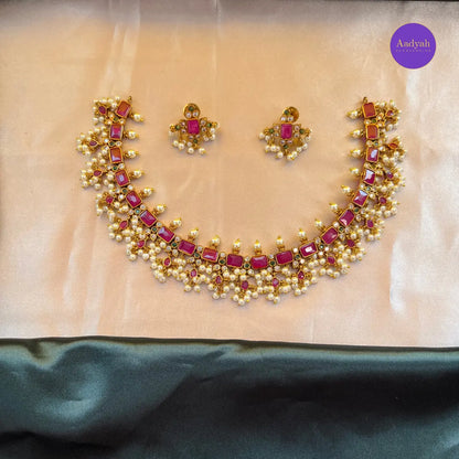 Guttapusulu Necklace Set - Multi