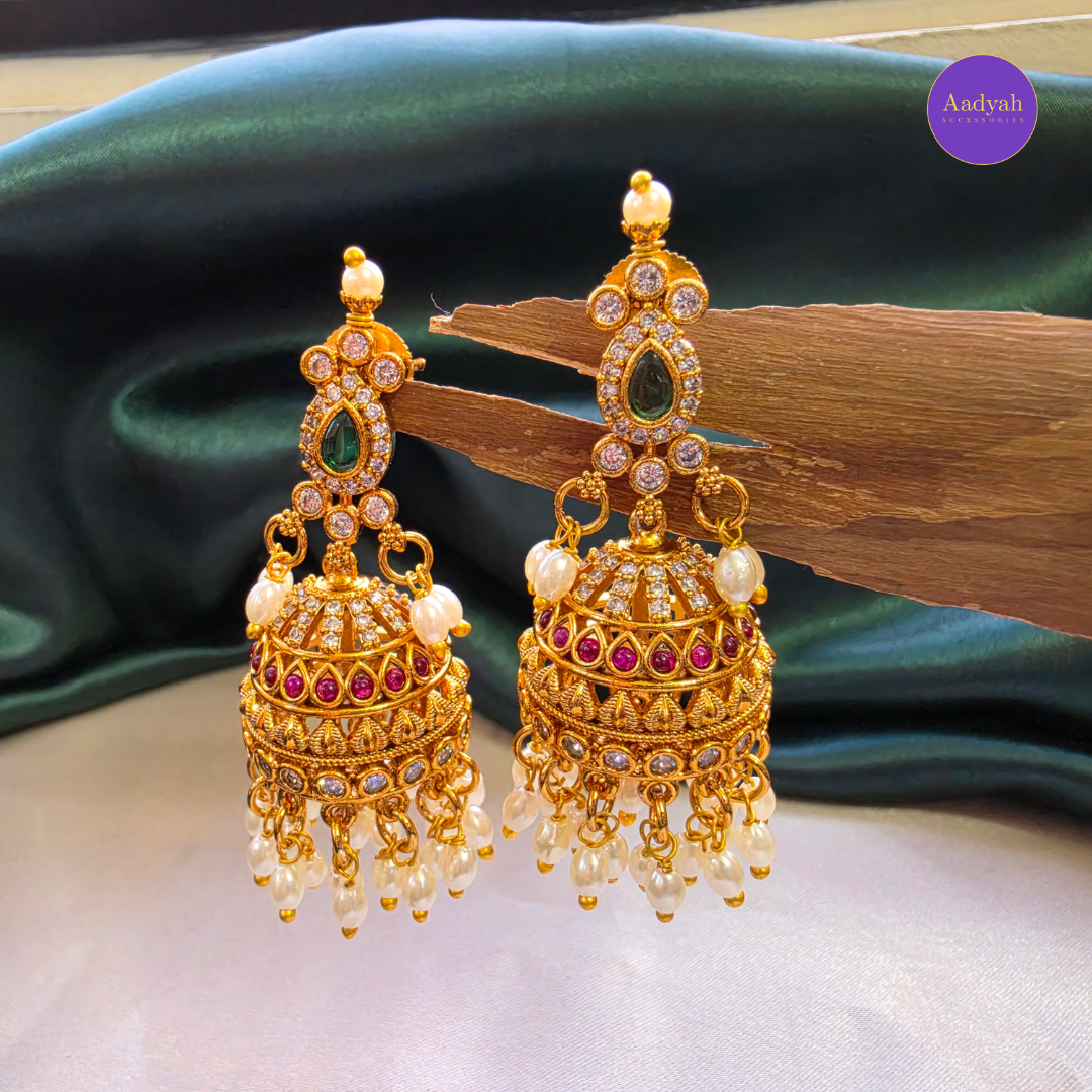 Guttapusulu Necklace Set - Multi