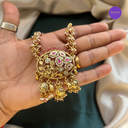 Heritage Pendant Chain - Kundan