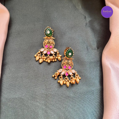 Heritage Pendant Chain - Kundan