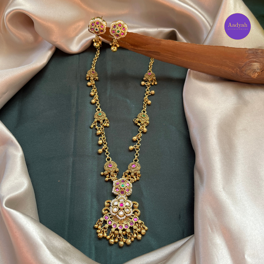 Heritage Pendant Chain - Kundan