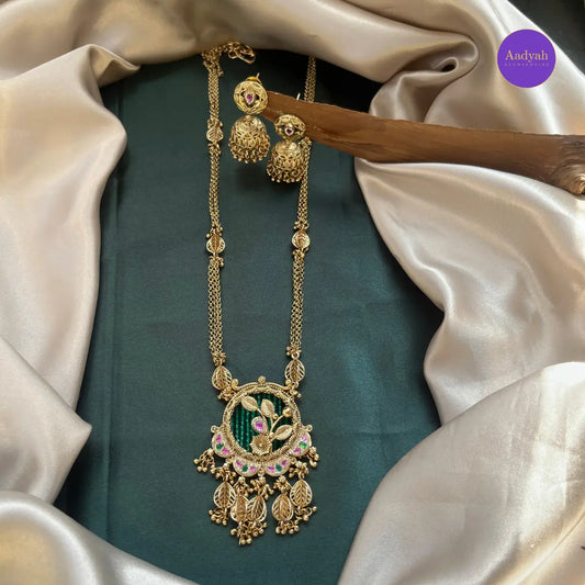 Heritage Pendant Chain - Kundan
