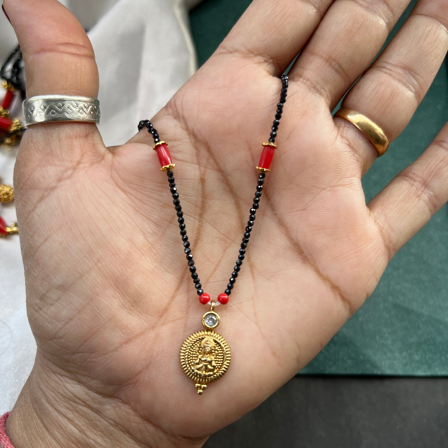 #KasuMangalsutra #CoralBeads #TraditionalJewellery #HeritageStyle #IndianJewellery #BridalEssentials #TimelessElegance #CulturalCharm