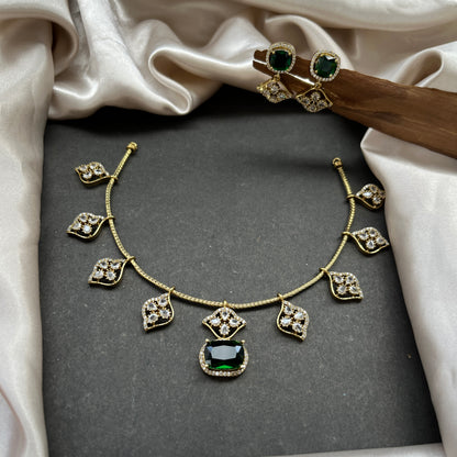 Diamond Uncut Look Necklace