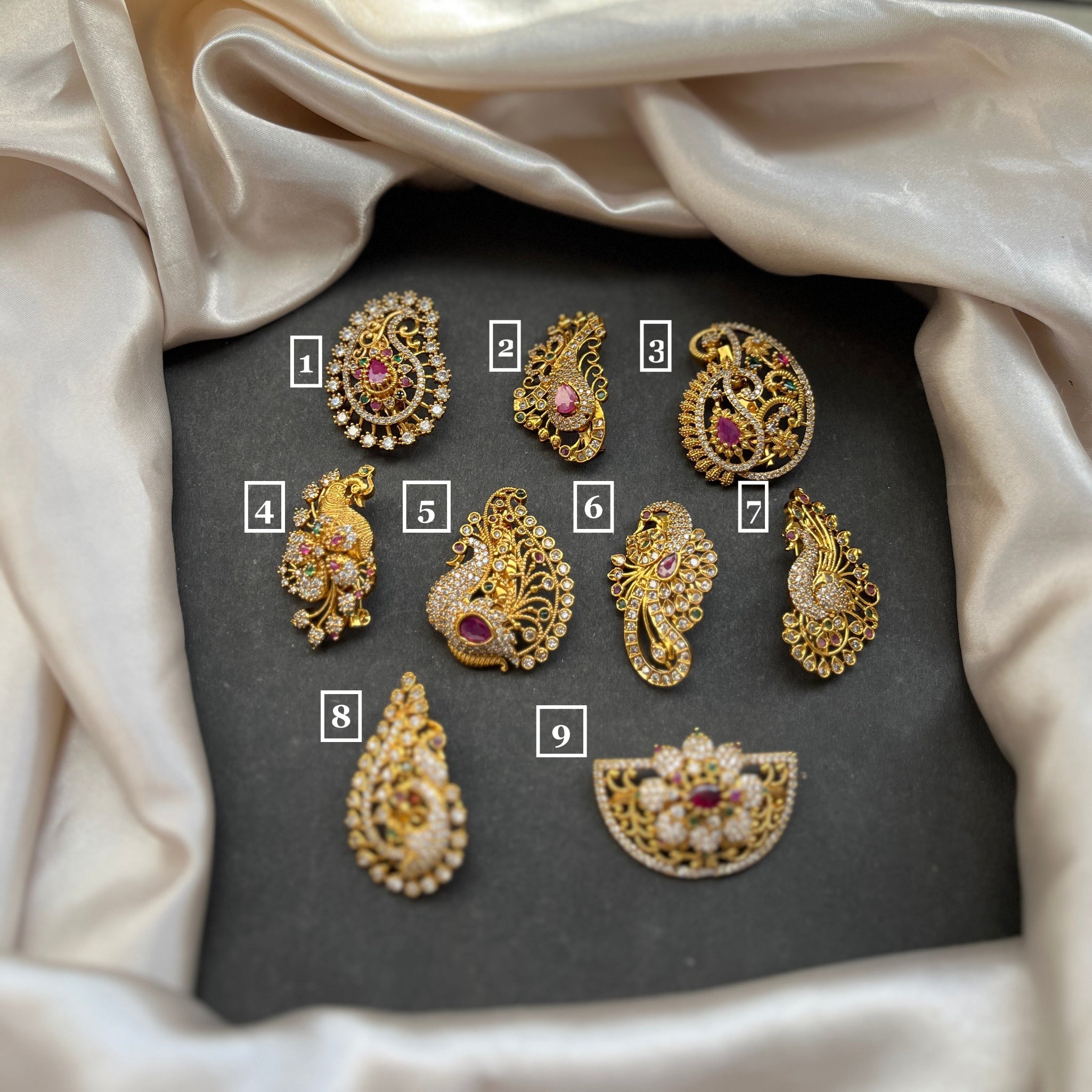 Sample Saree Pin Saree Pin – Aadyah Accessories
