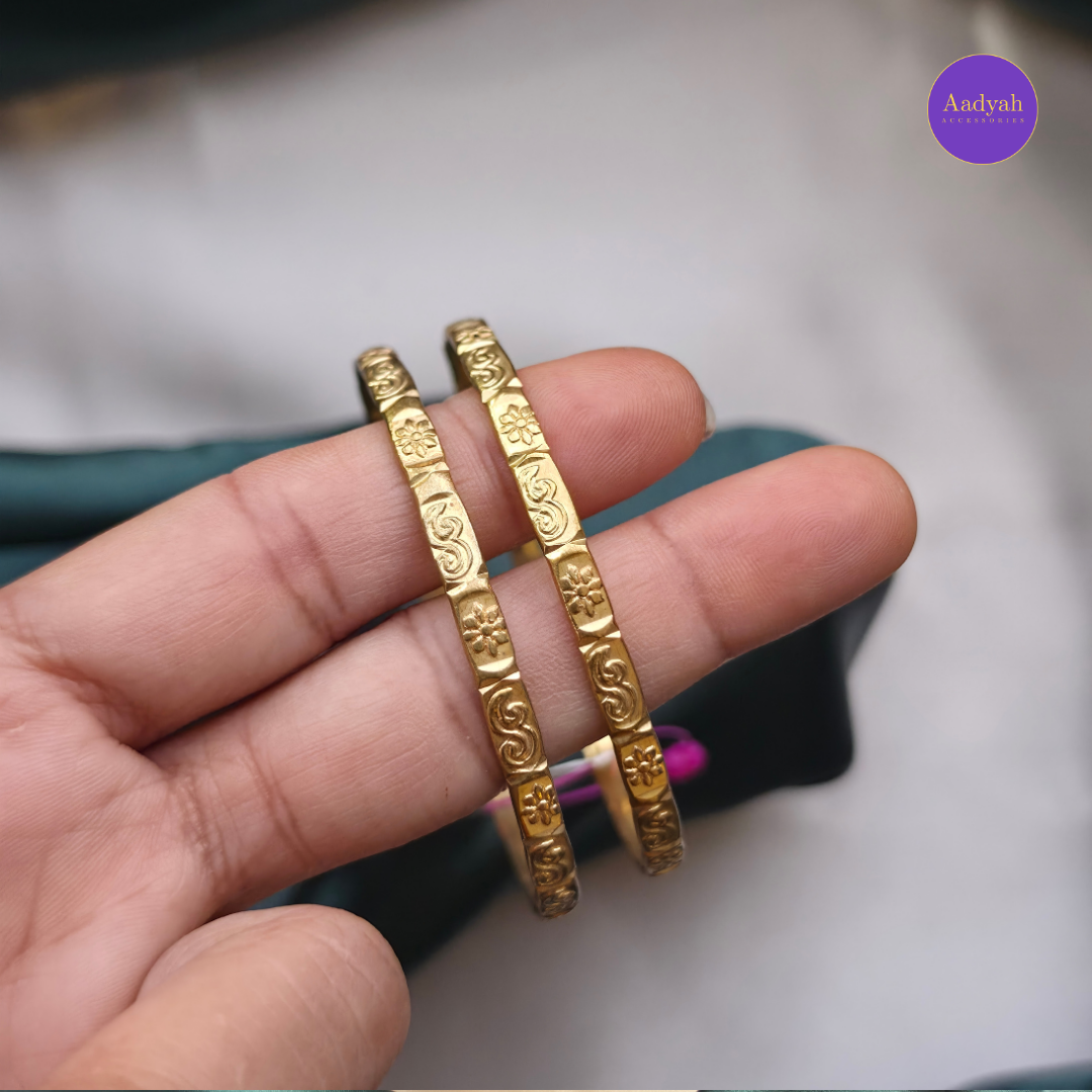 Ipsita Panchaloham Bangles - Set Of 2