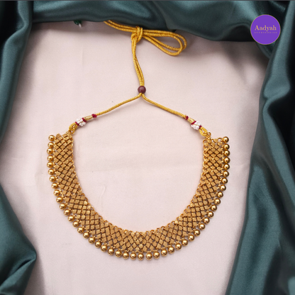 Jiya Gold Look Necklace Set - Matt