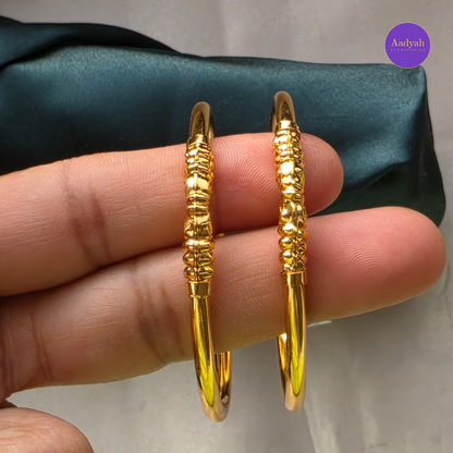 Kankanalu Gold Look Baby Bangles - Set of 2
