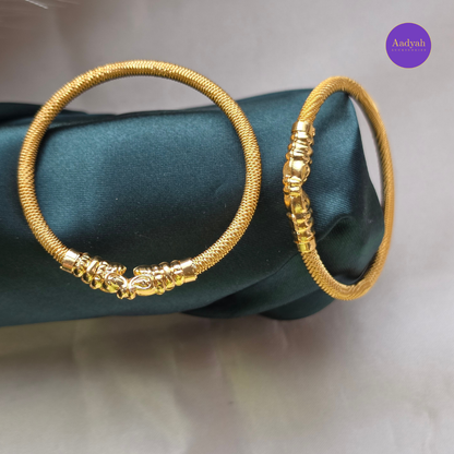 Kankanalu Gold Look Baby Bangles - Set of 2
