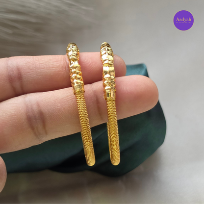 Kankanalu Gold Look Baby Bangles - Set of 2