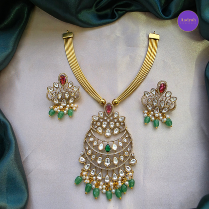 Kante Necklace Set - Mint