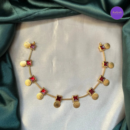 Kasu Enamel Necklace Set