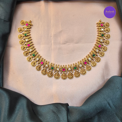 Kasu Stone Necklace - Multi